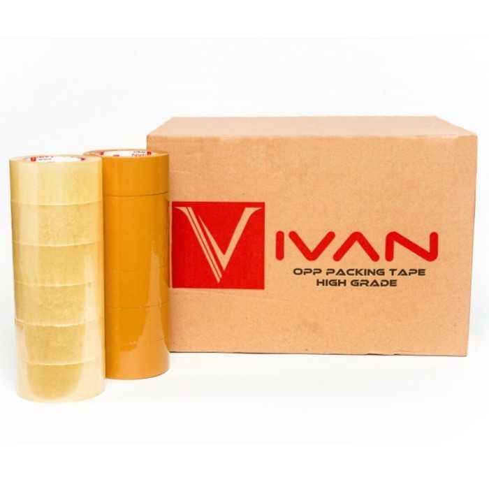 

KHUSUS GOSEND! Lakban Bening Coklat 2Inc x 72Yrd Khusus Gojek/Grab