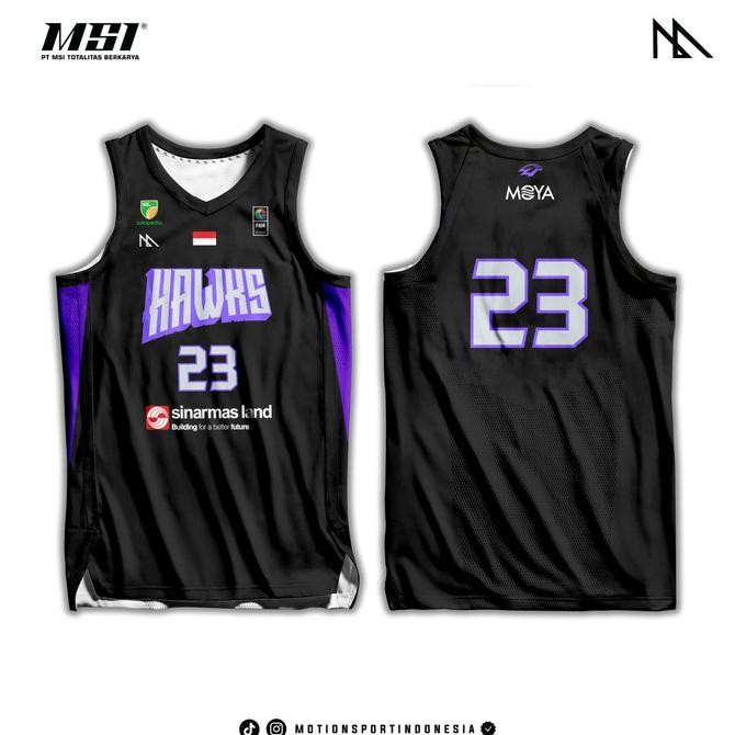 Jersey Basket MSI - Tangerang Hawks Official Match Jersey 2024