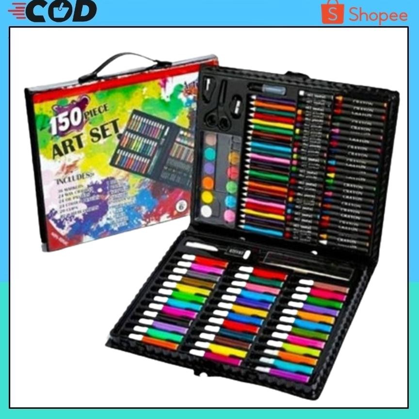 

SALE Crayon Anak Set 150 pcs Set Spidol Alat Menggambar Mewarnai Pensil Art er-79