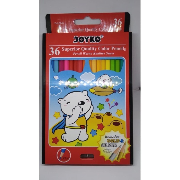 

Produk Ready JOYKO PENSIL WARNA CP-36PB INCLUDES GOLD & SILVER / FREE RAUTAN