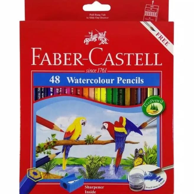 

Sil Warna Faber Castell 48 Water Colour / Free Kuas Dan Rautan