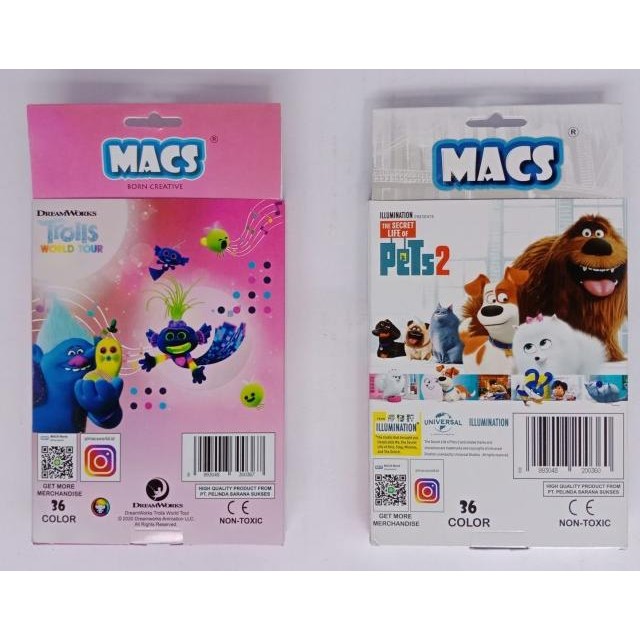 

Sil Warna Macs 36 Warna