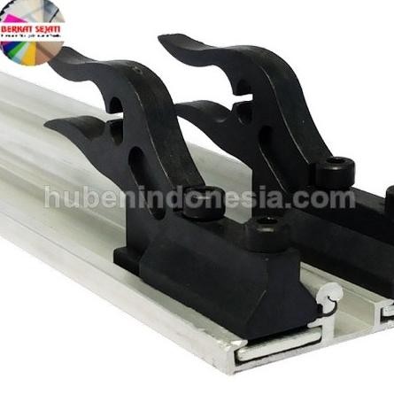 Huben Yiming - Rel (3 Meter) Lemari Sliding Gantung Baju Pakaian