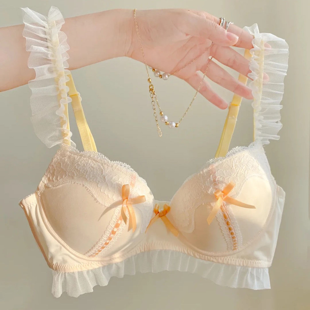 Lolita Underwear Not Empty Cup Comfortable Breathable Bra Set