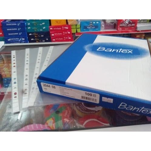 

PP POCKET BANTEX FOLIO/F4 ANTIGLARE / KASAR (2044) ( PAK = 100 LBR )