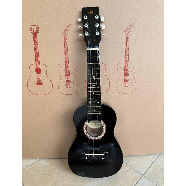 Ori Gitar Lele  Senar6 Nylon Gratis Packing Kayu / Gitar Junio Senar6 / Gitar Mini  Ukulele Senar 6 