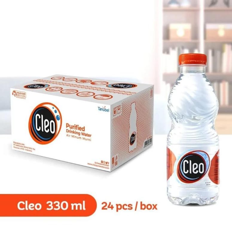 

et-98 AIR MINUM MERK CLEO BOTOl 330 ML ISI 24 PCS Termurah
