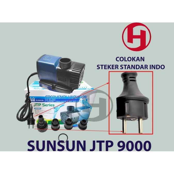 ORIGINAL SUNSUN JTP 9000 POMPA SIRKULASI AQUARIUM DAN KOLAM HIDROPONIK