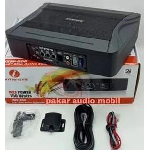 Dijual Subwoofer Aktif Kolong Jok Intersys Iws-806 /  Intersys Isw 806 Subwoofer Kolong Jok Aktif Un