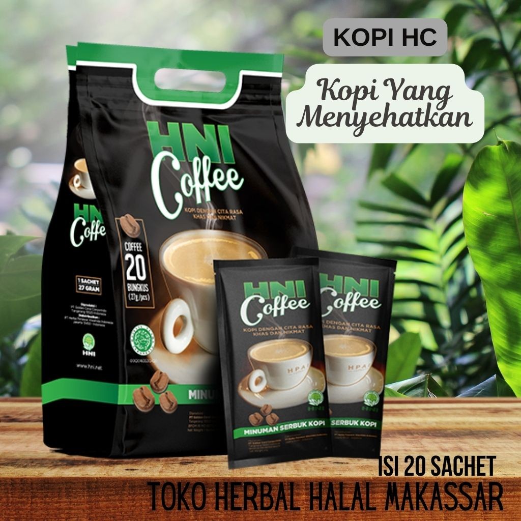 

Kopi HC HNI HPAI Isi 20 sachet Kopi yang menyehatkan