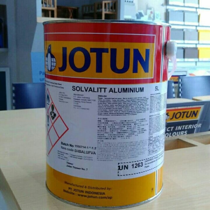Cat Jotun Solvalitt Alumunium Gln ( Cat Jotun Tahan Panas 600 derajat)