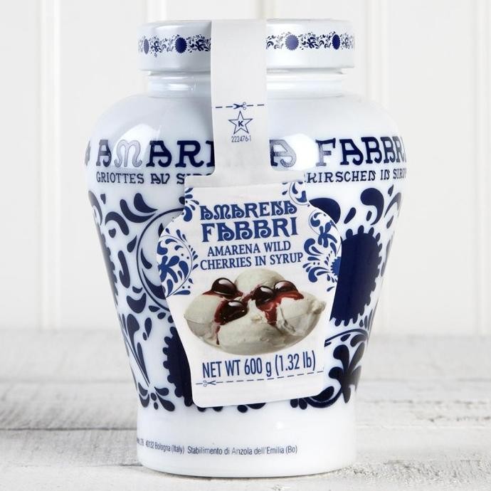 

Amarena Fabbri Cherry cherries 600gr Buah Ceri Sirup Gula syrup