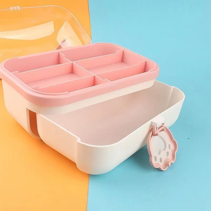 Kotak yimpanan Jepit Rambut Anak Aksess Kosmetik Obat P3K KO005