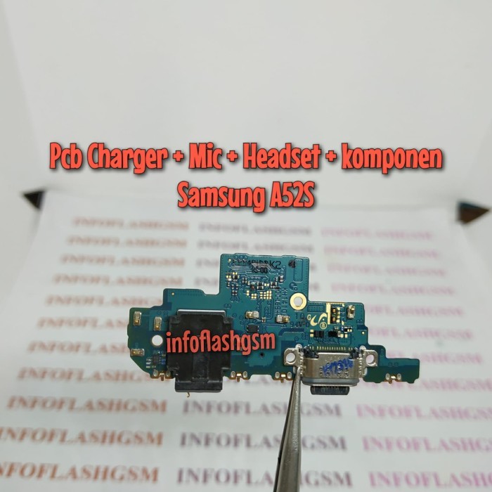 Flexibel Pcb Board Connector Charger Mic Komponen SamsungA52S