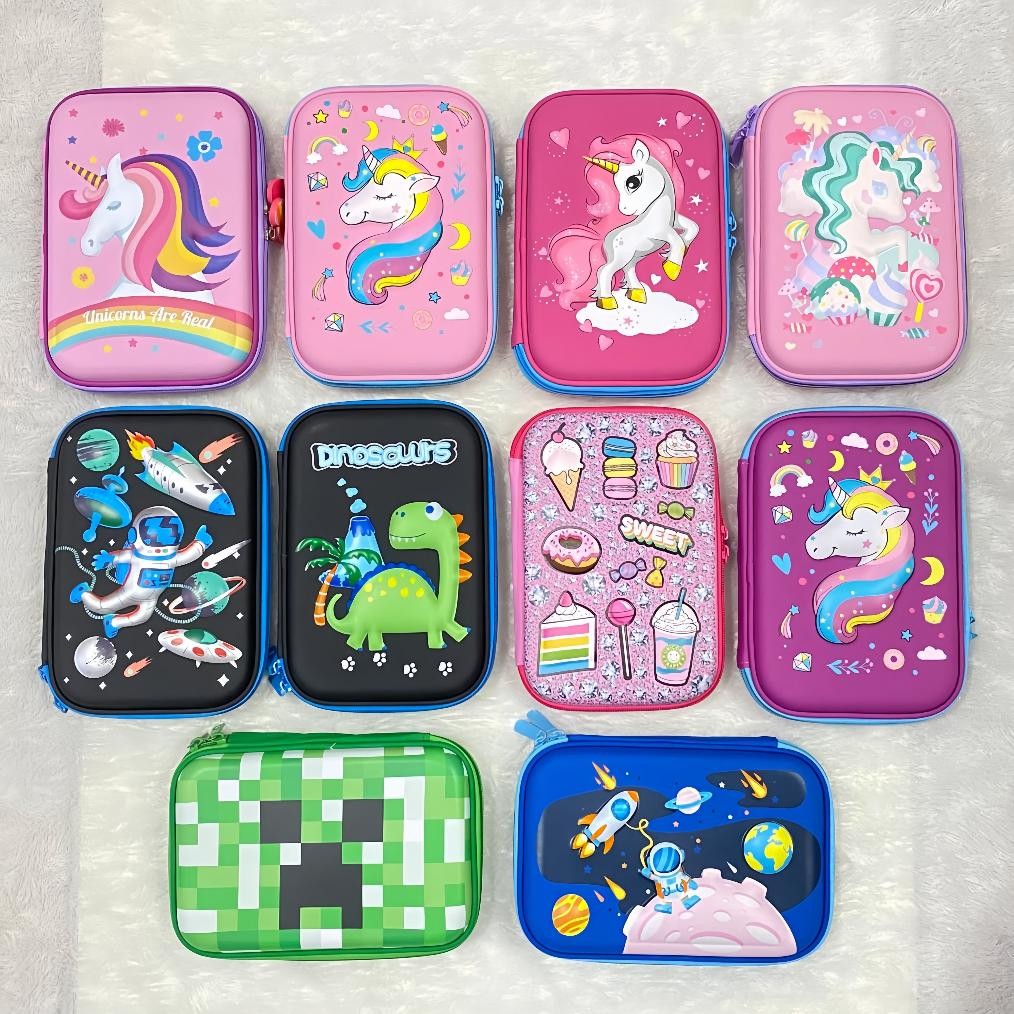 

Termurah Cod, Ready: Tempat Pensil Kotak Pensil 3D Unicorn Hardtop Pencil Case Tempat Pensil Mermaid Cod