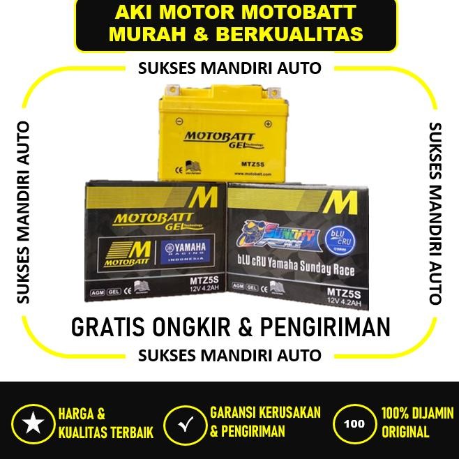 Terbaru Aki Motor Honda Beat, Scoopy, Vario 110 Kering Mf Motobatt Cod