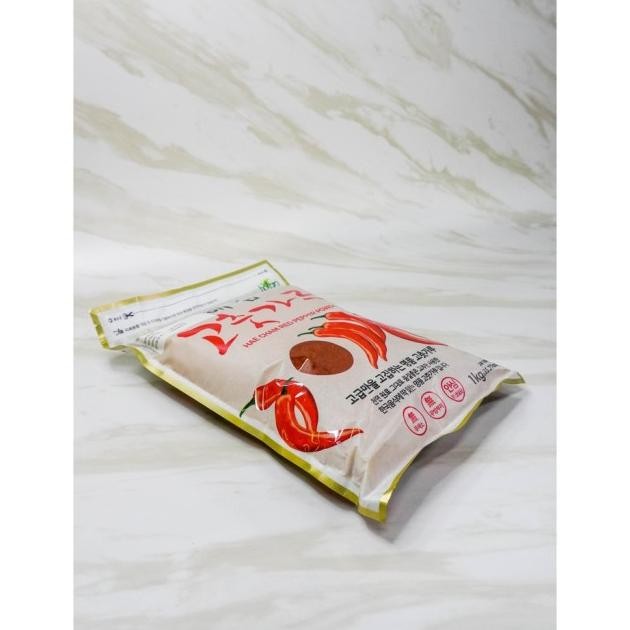 

Gochugaru Kasar Korea Hae Cham Red Pepper Chilli Powder Cabe Bubuk 1Kg