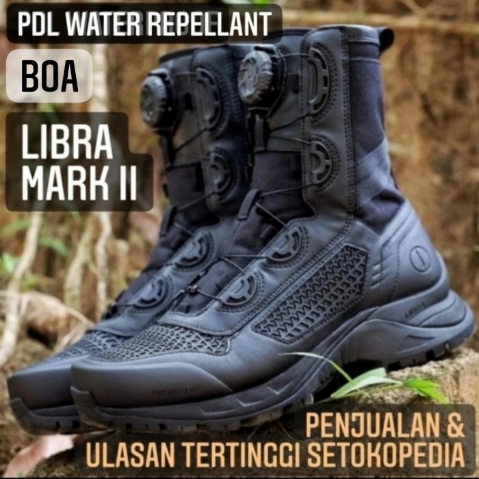 parabellum libra BOA sepatu GUNUNG TACTICAL PDL TNI POLRI