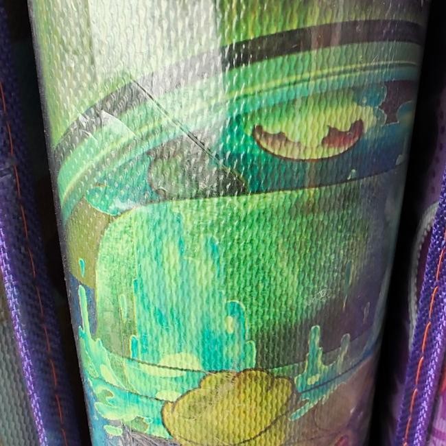 Spon Karpet Lantai Tikar Plastik Motif Gambar Merk Garfield