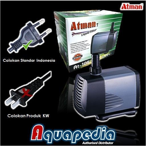 ATMAN AT-105 Pompa Air Aquarium Submersible Water Pump.