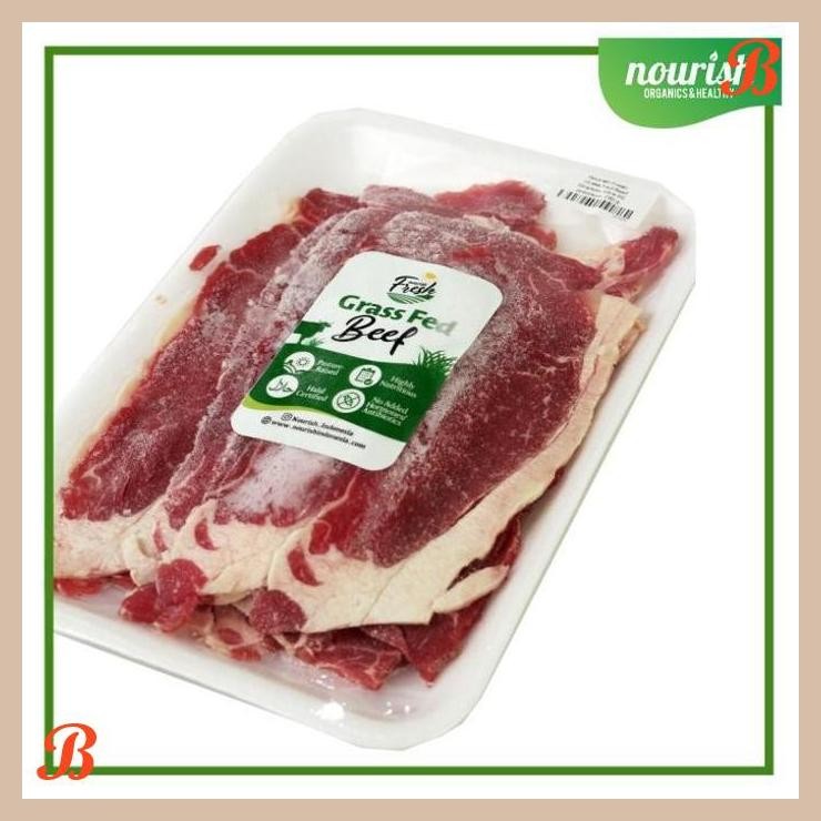 

| NN | GRASS FED BEEF PS STRIPLOIN SLICE PREMIUM (DAGING GRASSFED HALAL)250GR