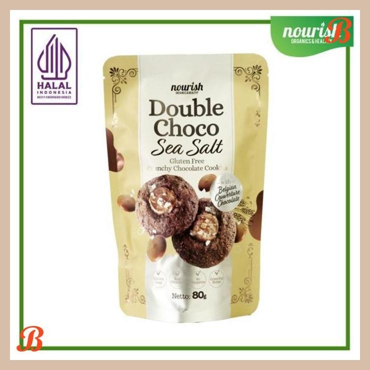 

| NN | DOUBLE CHOCO SEA SALT - GLUTEN-FREE COOKIES 80GR