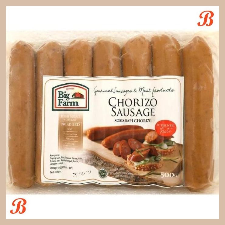 

| NN | BIG FARM CHORIZO SAUSAGE SOSIS NO MSG 7PC 500 G
