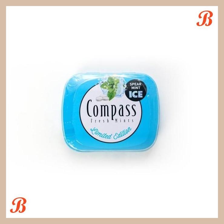 

| NN | COMPASS SPEARMINT ICE (PERMEN MINT SUGAR FREE) 14GR