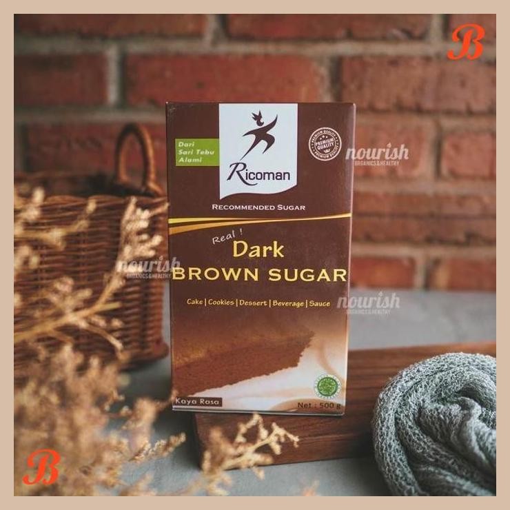 

| NN | RICOMAN DARK BROWN SUGAR 500GR