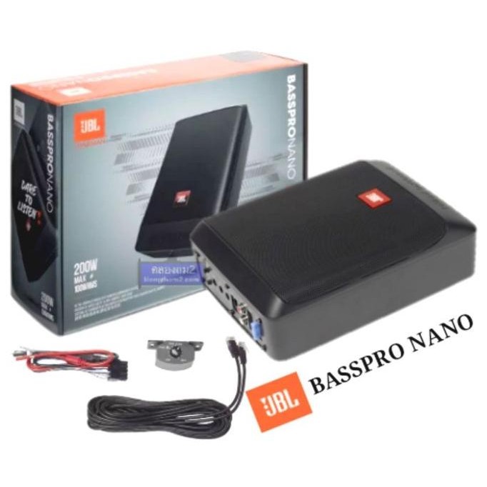Dijual Basspro Nano Subwoofer Kolong Subwoofer Aktif Kolong Mobil
