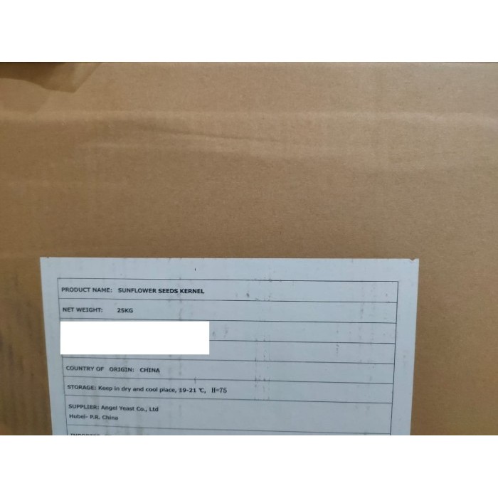 

12,5 kg Sunflower Seed - Biji Bunga Matahari Raw - Khusus Gojek / Grab