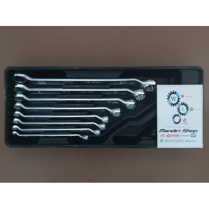 KUNCI RING RING SET Isi 8 PCS KTC TM508