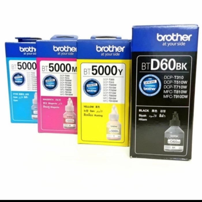 

PAKET TINTA BROTHER DT 60BLACK&BT 5000 COLOR