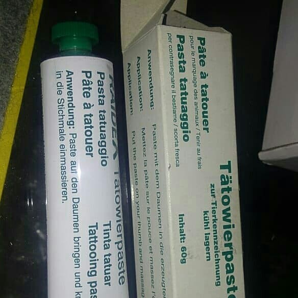 

tinta Tato Warna hijau 60 gram