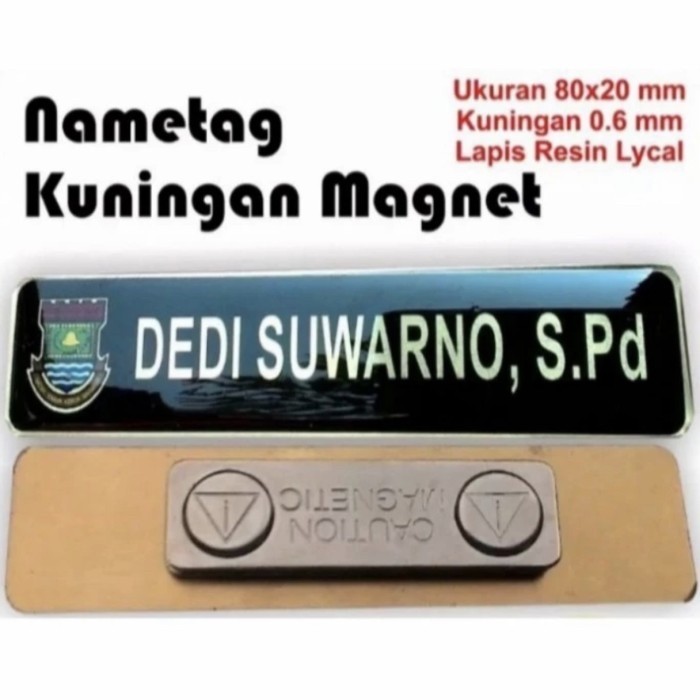 

Set Nametag Kuningan + Papan Nama Doff + Nametag Papan Nama Doff