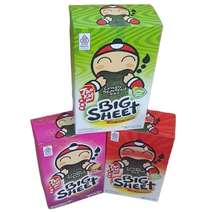 

Tao Kae Noi Big Sheet Crispy Seaweed 4Gr All Varian (1 Dus)