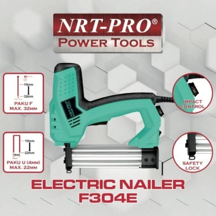 

NRT-PRO F304E MESIN PAKU TEMBAK LISTRIK STAPLER GUN / STAPLES ELECTRIC ORIGINAL DAN TERPERCAYA