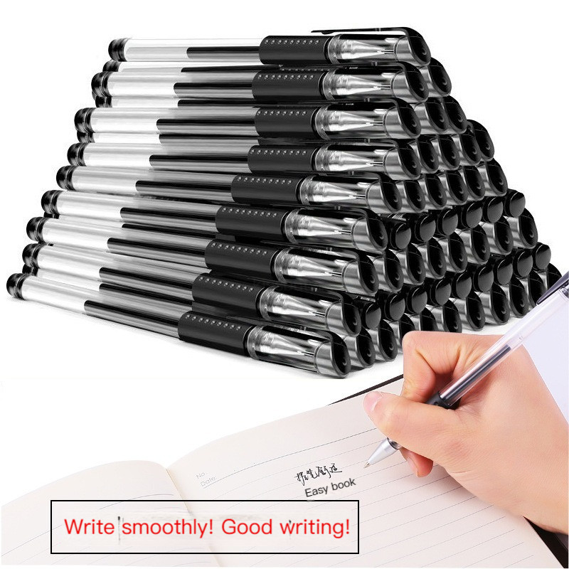 Pulpen Gel 1 Pack Tinta Isi Ulang 0.5mm Refill 20 PCS