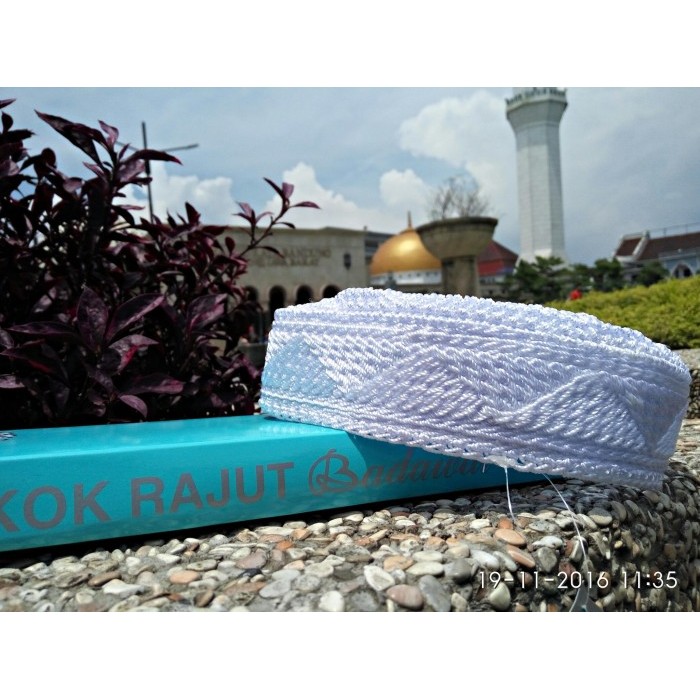 Peci Haji Rajut Kopiah Badawal Type "Bulat"