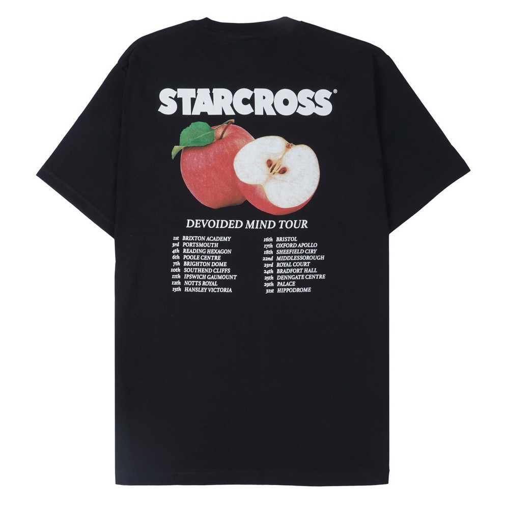 STARCROSS Kaos Pria - WILD APPLE - Black