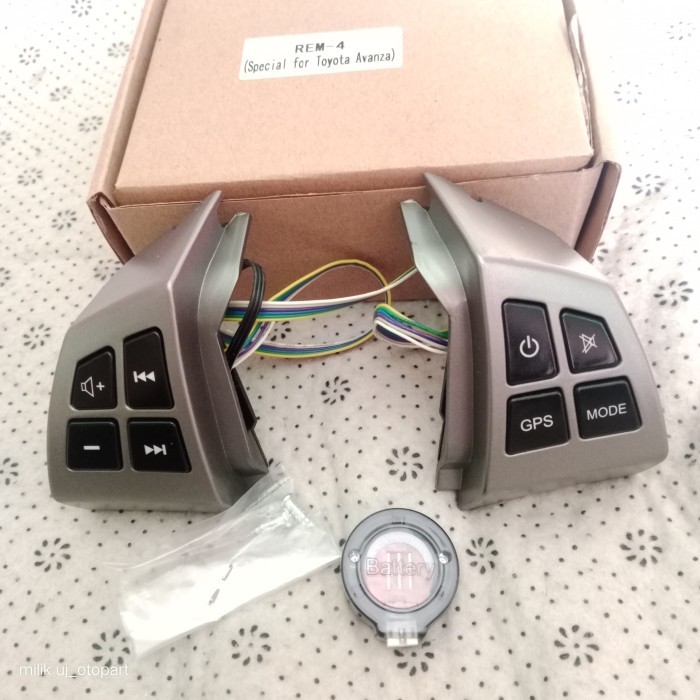 Tombol Remote Stir Setir Toyota Avanza Xenia Calya Sigra 1Set Tanpa Modul Terbatas