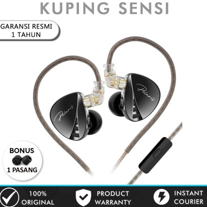CCA Polaris In Ear Monitor Dual Cavity Dynamic Driver Wired Earphone