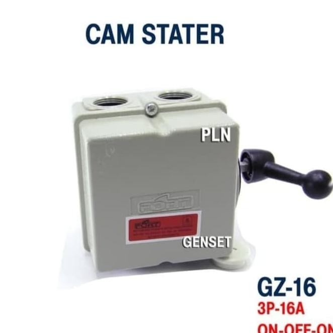 Cam Starter / Ohm Saklar / Cos / Genset / Handle 3P 16A Gz Fort