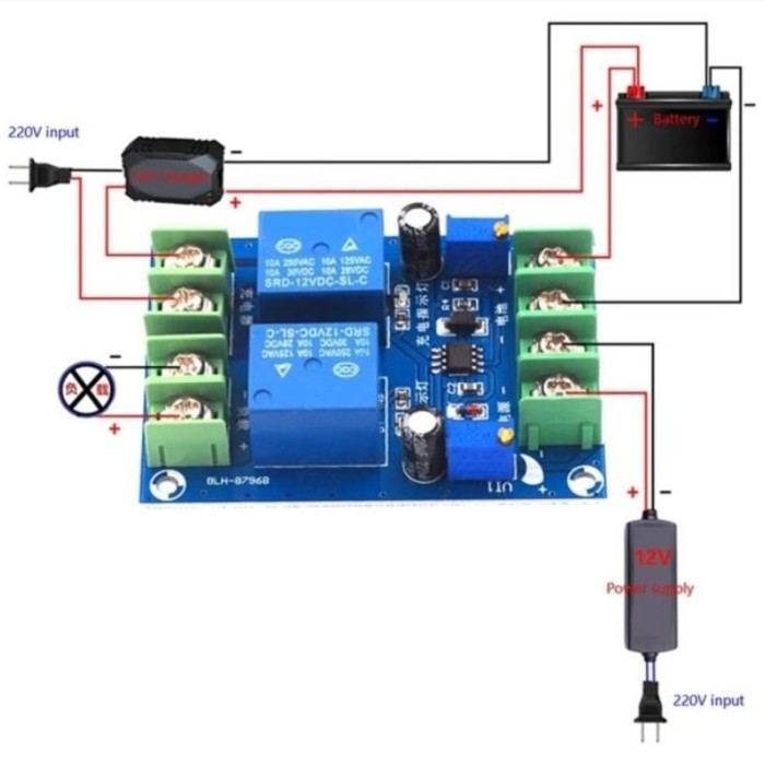 Modul Ups Auto Switch Dc / Modul Ats Auto Transfer Switch Emergency Best Seller