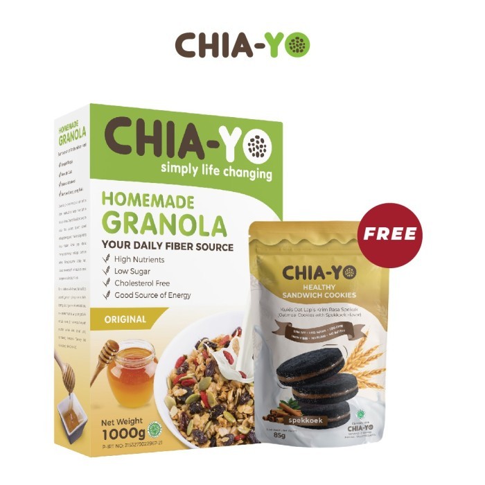 

Granola Original 1000Gr (Free Cookies)