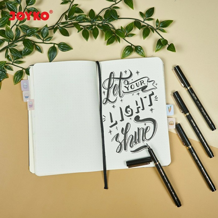 

JOYKO CBP 332 CALLIGRAPHY BRUSH PEN SET SPIDOL KUAS KALIGRAFI