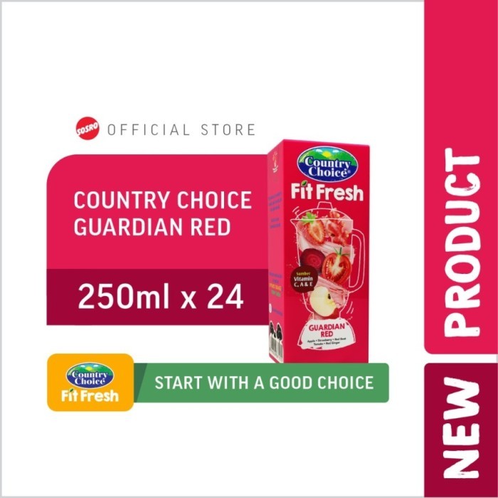 

Country Choice Fit Fresh Jus 250ml 1 dus isi 24 pcs - minuman murah