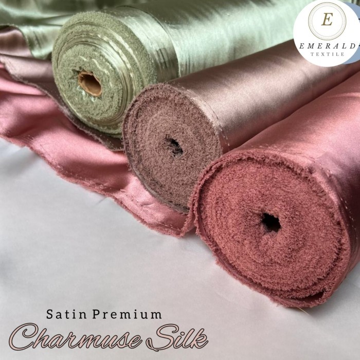 Grosir Kain Satin Maxmara Premium Grade A ( 1 Roll )