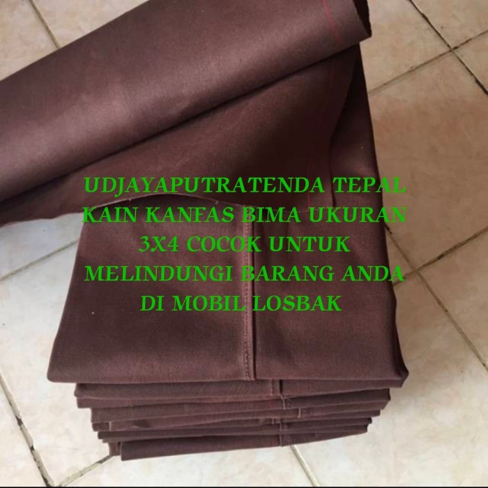 TERPAL KAIN KANVAS BIMA BAHAN TEBAL BANGET DAN PASTI KUAT UKURAN 3X4