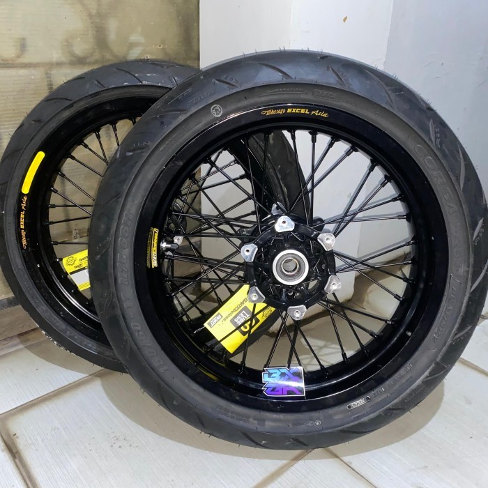 BANSET WHEELSET SUPERMOTO YAMAHA WR 155 R TK TAKASAGO EXCEL ASIA
